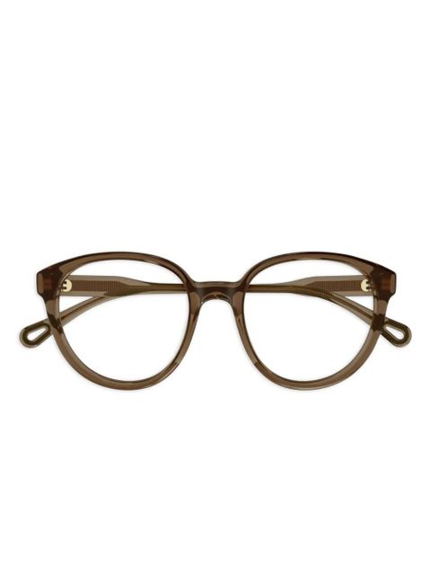 Chloé round-frame glasses - Brown - zdjęcie produktu nr 1