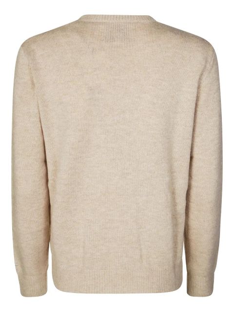 MC2 Saint Barth New Queen embroidered-splendida splendente crew-neck sweater - Neutrals - zdjęcie produktu nr 2