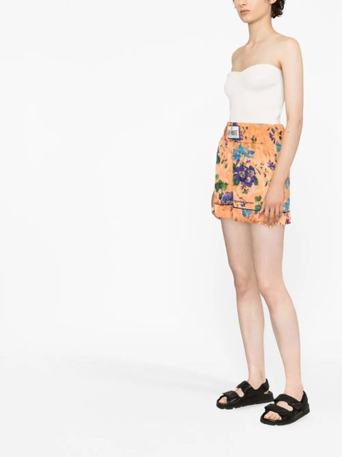 Off-White floral-print shorts - Orange - zdjęcie produktu nr 2