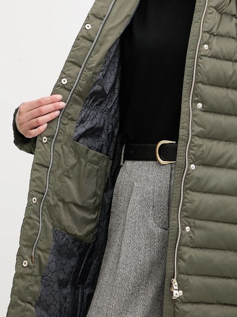 Geox kurtka puchowa BETTANIE kolor zielony zimowa W5626H T3122