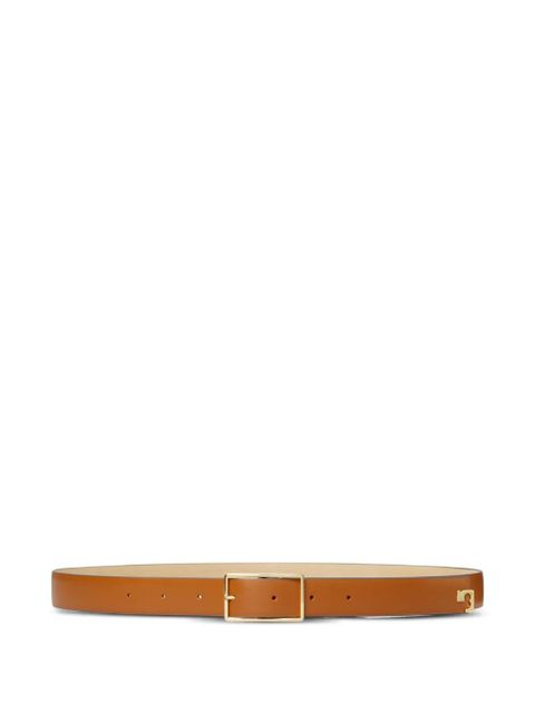 Tory Burch logo-buckle leather belt - Orange - zdjęcie produktu nr 1