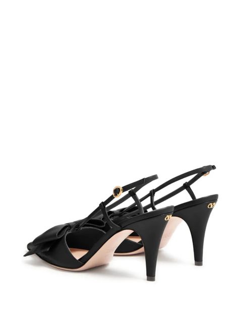 Valentino Garavani 85mm Bowow slingback pumps - Black