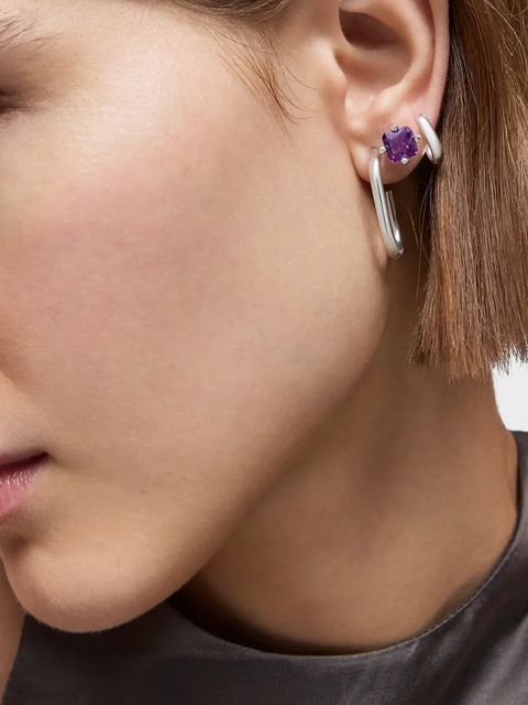 Tous kolczyki srebrne Color Lab