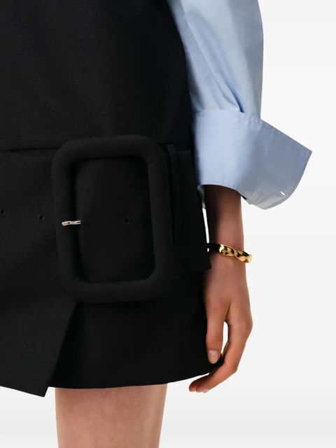 AMI Paris belted mini dress - Black