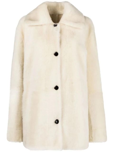 Jil Sander reversible shearling jacket - Neutrals - zdjęcie produktu nr 1