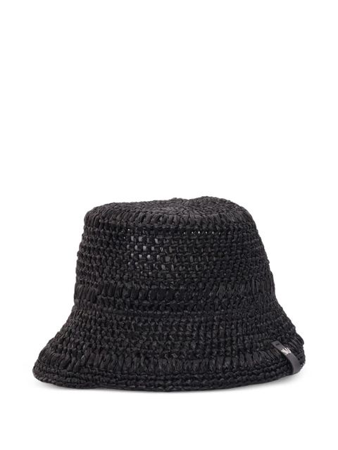 Weekend Max Mara woven sun hat - Black