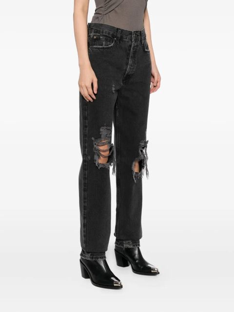 Free People Lasso cotton jeans - Black