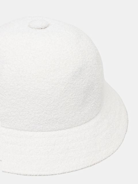 Kangol kapelusz Bermuda Casual kolor biały 0397BC WHITE 0397BC.WHITE-WHITE