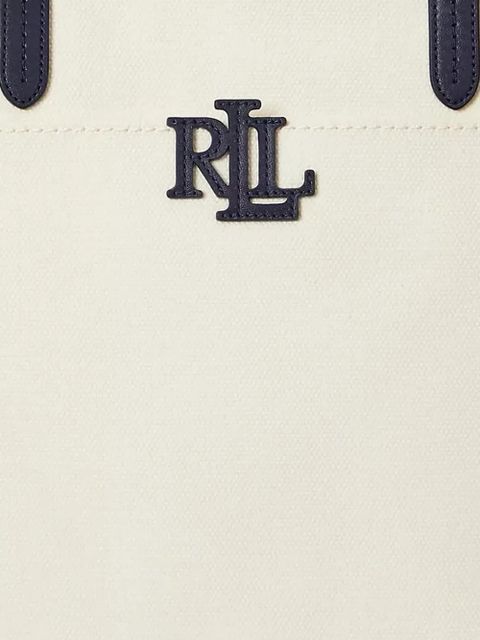 Lauren Ralph Lauren large Cameryn logo-plaque tote bag - Neutrals