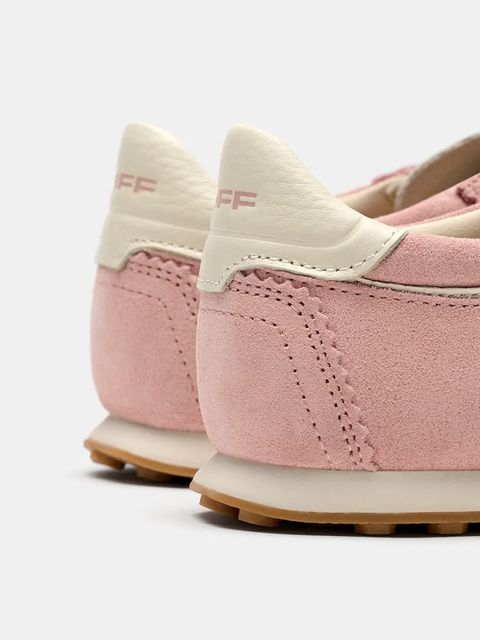 Hoff sneakersy zamszowe BRIDGE FL ROSE