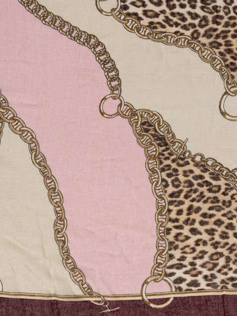 Liu Jo chusta damska kolor fioletowy wzorzysta 2F5074.T0300