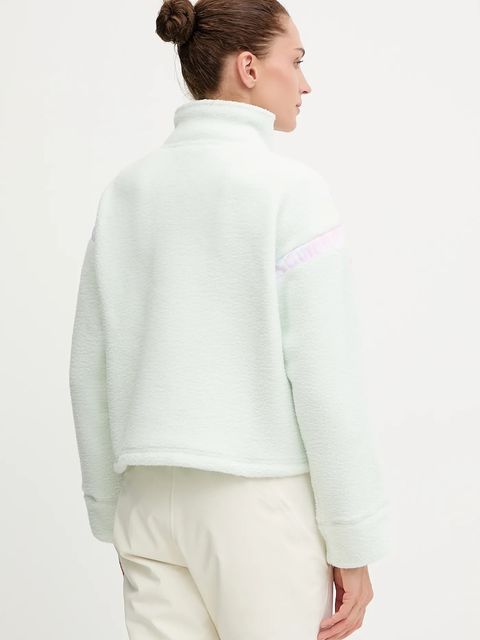 Helly Hansen bluza polarowa IMPERIAL damska kolor zielony gładka 49581