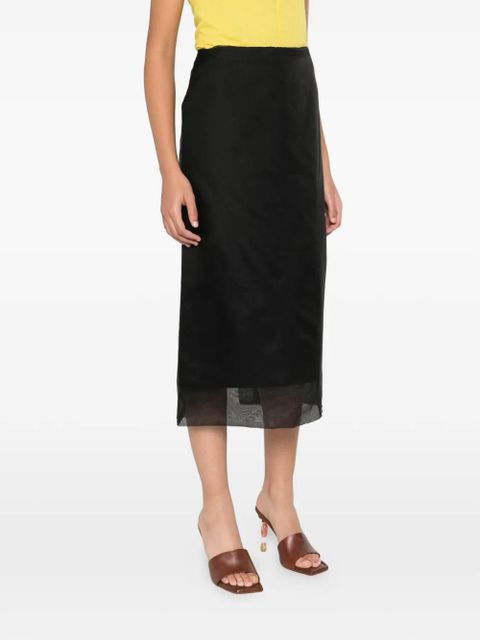 Sportmax slit skirt - Black - zdjęcie produktu nr 2