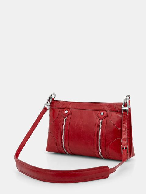 ZADIG&VOLTAIRE torebka skórzana kolor czerwony LWBA03891