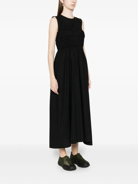 Cecilie Bahnsen Christy shirred midi dress - Black