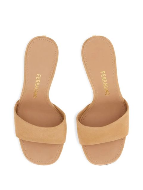 Ferragamo heel sandals - Neutrals