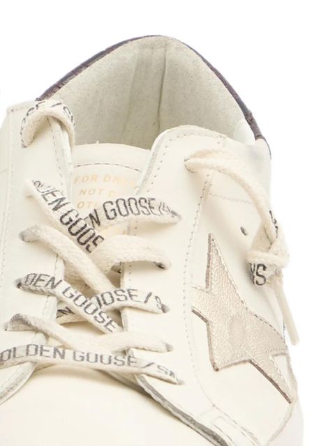 Golden Goose Super-Star crocodile-effect sneakers - Neutrals