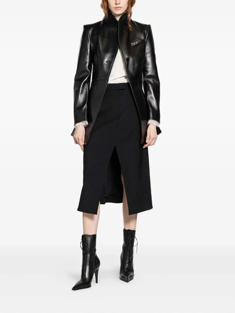 Alexander McQueen lace turtleneck top - Neutrals - zdjęcie produktu nr 2