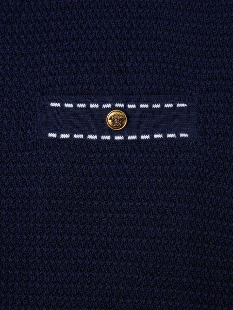 Versace cotton knit T-shirt - Blue