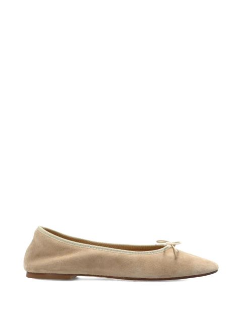 Aeyde bow suede falt pumps - Neutrals - zdjęcie produktu nr 1