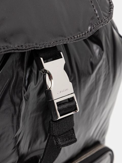 Calvin Klein plecak damski kolor czarny duży gładki LV04F3406G