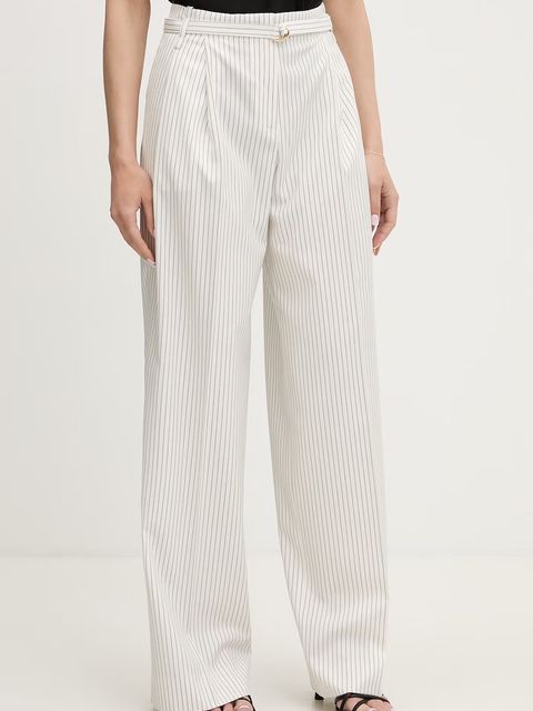 HUGO spodnie garniturowe damskie z wiskozą Hejuly - zdjęcie produktu nr 2