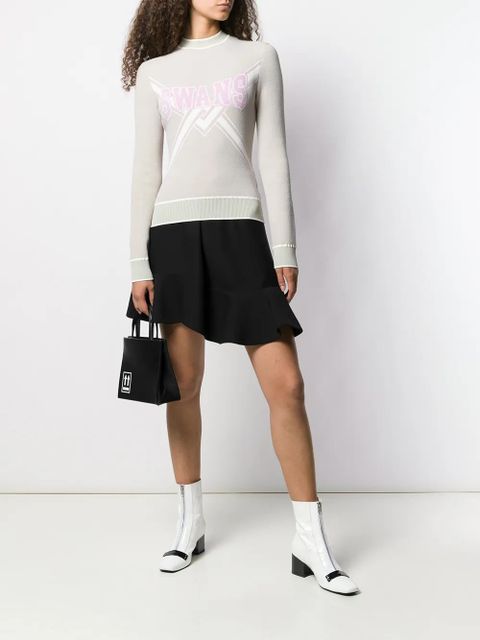 Off-White Swans knitted sweater - Neutrals