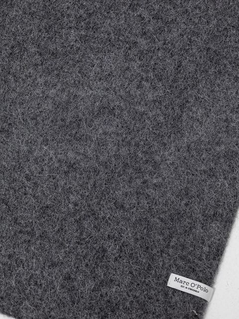Marc O'Polo szalik z dodatkiem wełny damski kolor szary melanżowy 510609402121