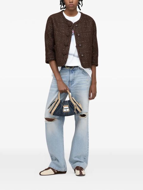 Marc Jacobs small The Denim Cristina tote bag - Blue