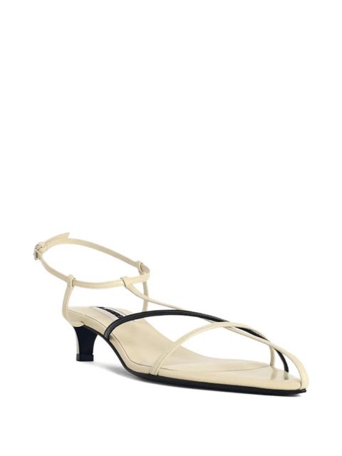 Jil Sander pointed strappy sandals - Neutrals - zdjęcie produktu nr 2