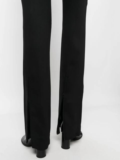 Acne Studios low-rise flared trousers - Black