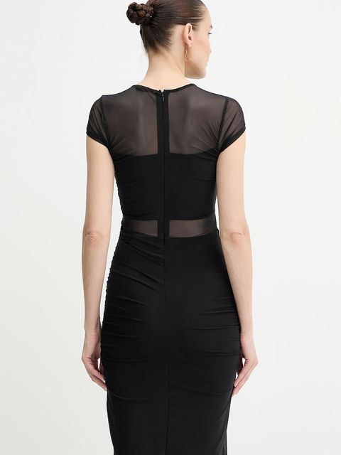 Guess sukienka GRACEY kolor czarny mini dopasowana W5YK66 KBAH2