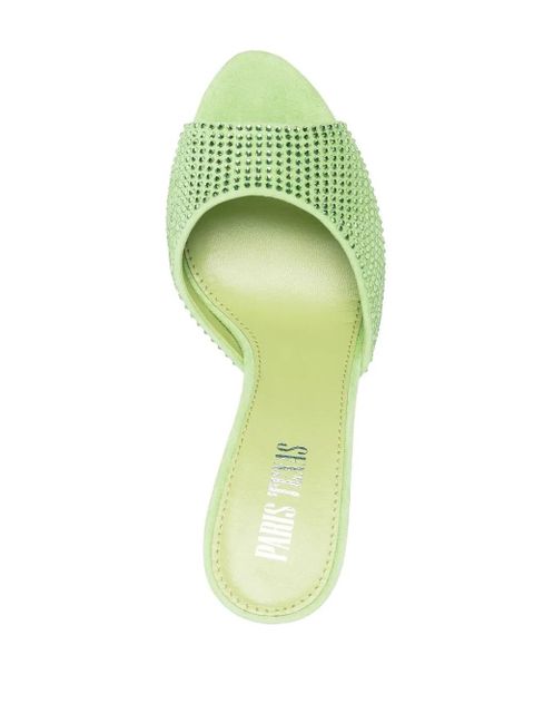 Paris Texas crystal-embellished sandals - Green