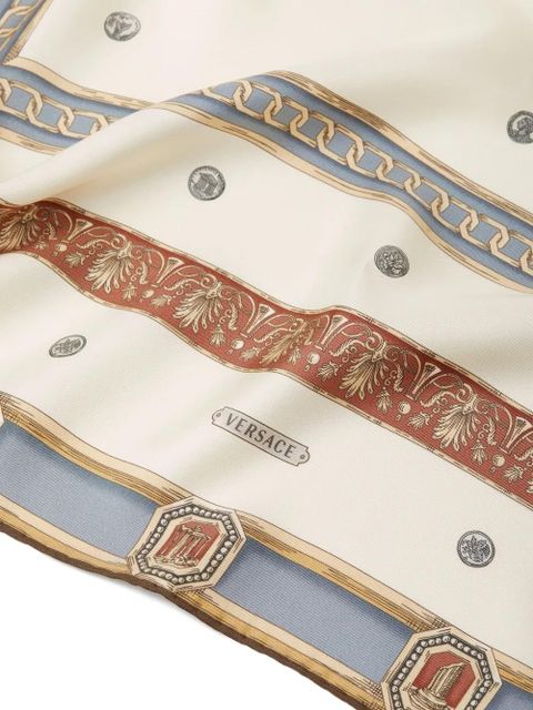 Versace printed scarf - Neutrals - zdjęcie produktu nr 2