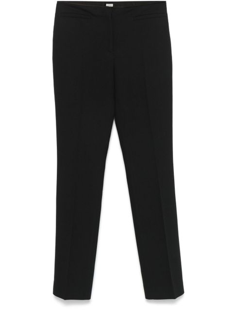 TOTEME low-rise stovepipe trousers - Black - zdjęcie produktu nr 1
