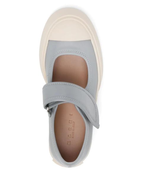 Marni leather sneakers - Grey