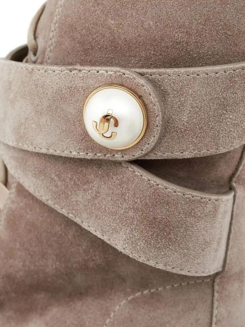 Jimmy Choo 80mm Noemi square-toe boots - Neutrals - zdjęcie produktu nr 2