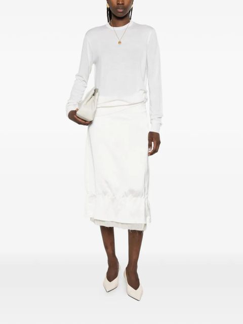 TOTEME long-sleeve crew-neck sweater - Neutrals - zdjęcie produktu nr 2