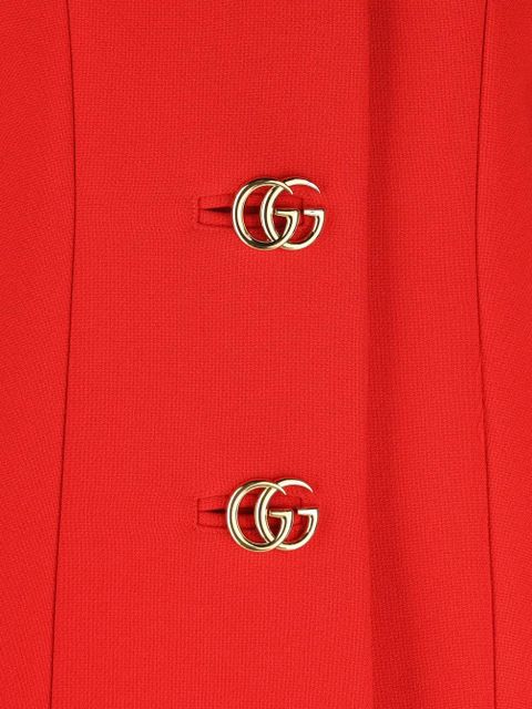 Gucci button coat - Red
