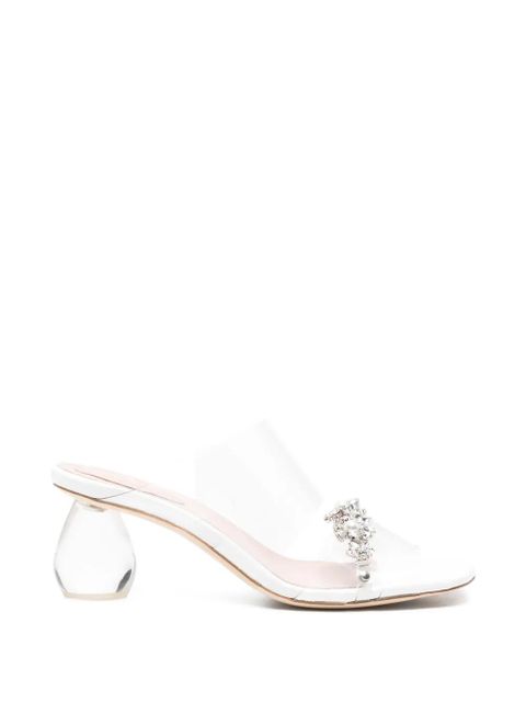 Simone Rocha embellished perspex heel sandal - White - zdjęcie produktu nr 1