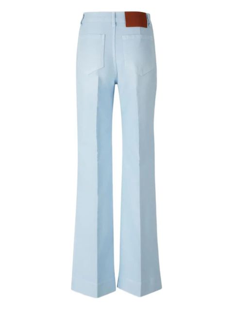 Victoria Beckham patch-pocket flared jeans - Blue - zdjęcie produktu nr 2