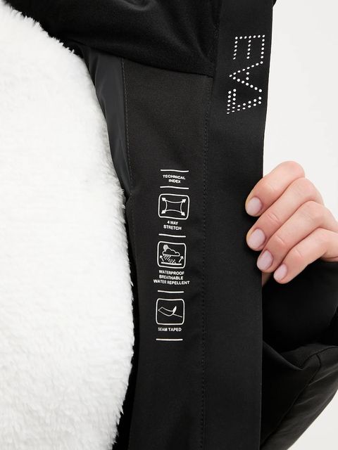 EA7 Emporio Armani kurtka narciarska kolor czarny AF13889.7W000386