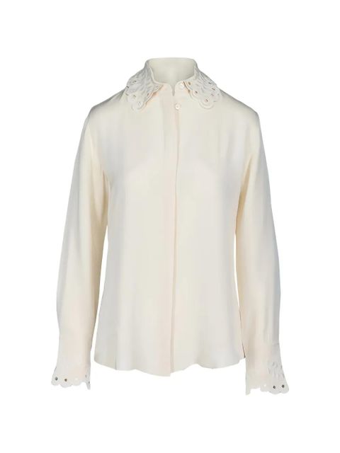 Altuzarra eyelet collar blouse - Neutrals - zdjęcie produktu nr 1