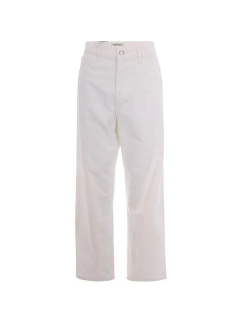 Carhartt WIP W' Brandon logo-patch jeans - White - zdjęcie produktu nr 1