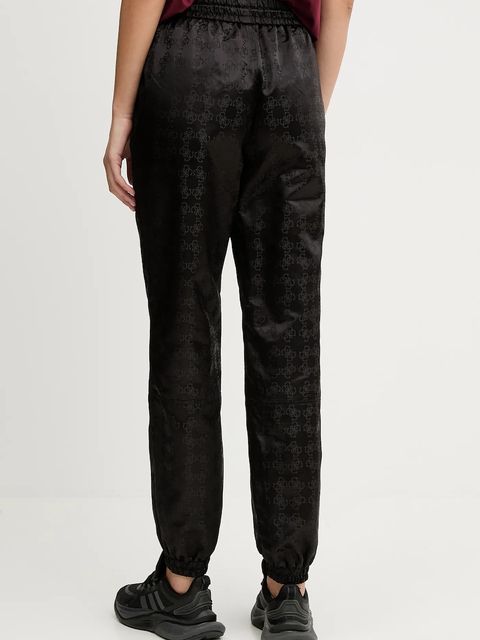 Guess spodnie AOP damskie kolor czarny proste high waist V5YB14 WHFU0 - zdjęcie produktu nr 2