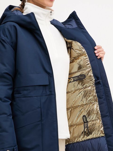 Columbia kurtka sportowa puchowa Juniper kolor granatowy 2134882