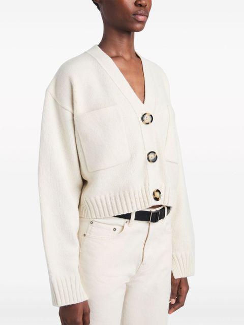 Proenza Schouler Sofia cashmere-wool cardigan - Neutrals