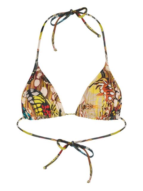 Jean Paul Gaultier Printed Tie bikini top - Neutrals - zdjęcie produktu nr 2