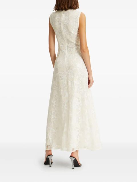 ROTATE BIRGER CHRISTENSEN sequin-lace maxi dress - White - zdjęcie produktu nr 2