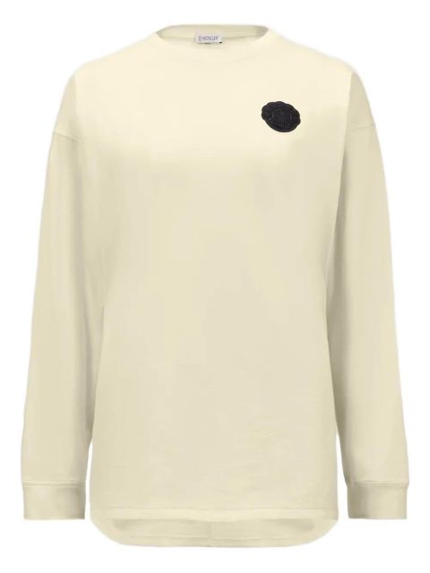Moncler x Lulu Li long-sleeves T-shirt - Neutrals - zdjęcie produktu nr 1